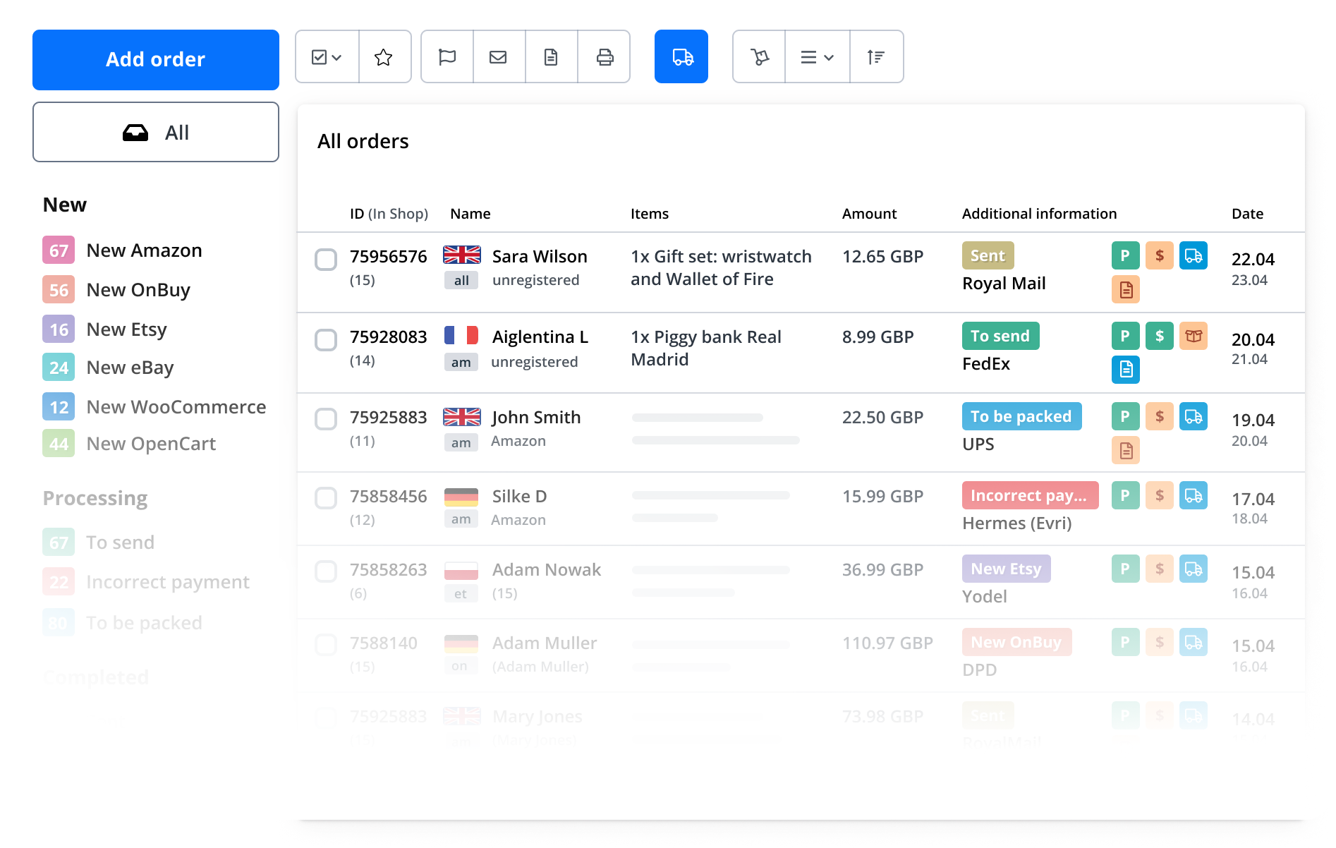 Integrate your e-commerce workflow in one place